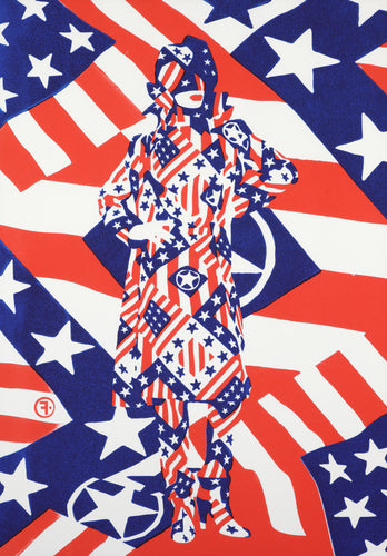 François Berthoud - Flag Woman 2000