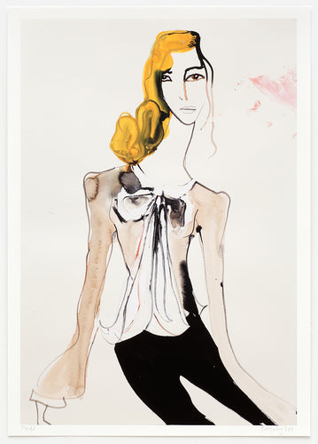 Butterfly Wing Sandal Fashion Illustration Art Print NY – A Wincy Glass N  Design