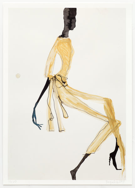 Tanya Ling - Gold / The House of Viktor & Rolf - Fashion Illustration ...